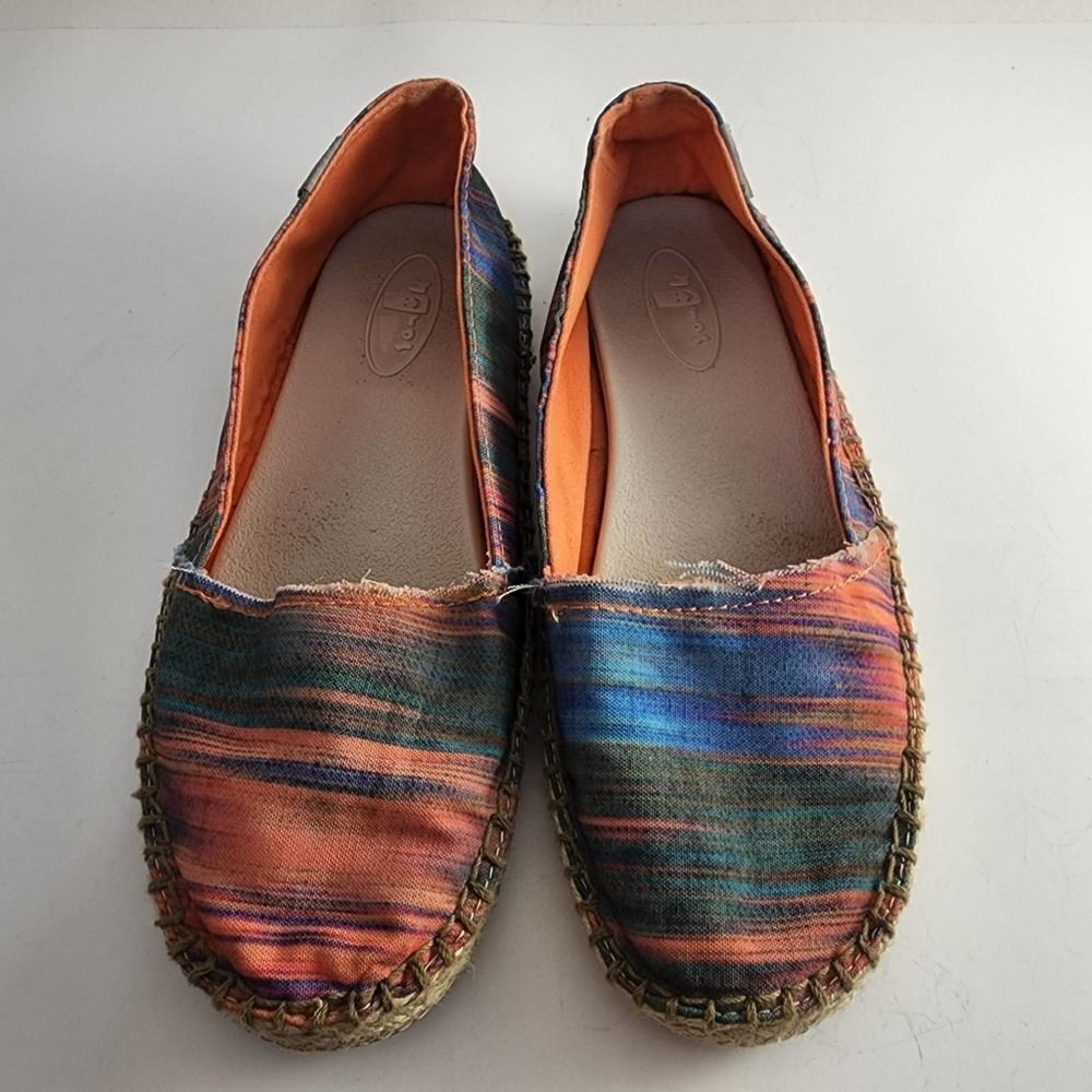 Sanuk multi colored Espadrille slip ons